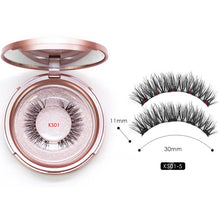 Load image into Gallery viewer, Magnetic Eyelashes Set 2 Pairs False Eyelashes Magnetic Eyeliner Eyelash Tweezer 5 Magnets Natural Long Makeup Tool Kit with Box